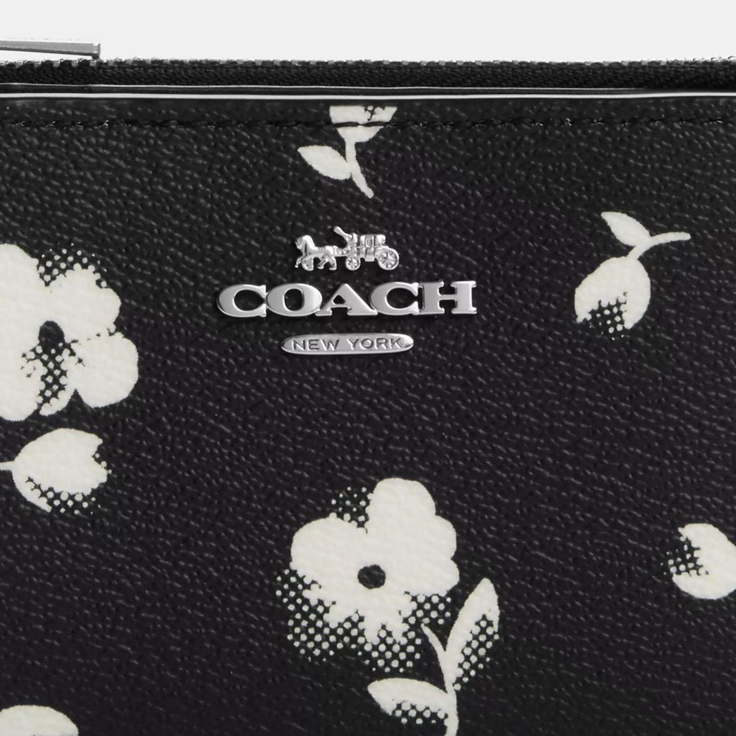 Coach Outlet Bifold Wallet With Floral Print