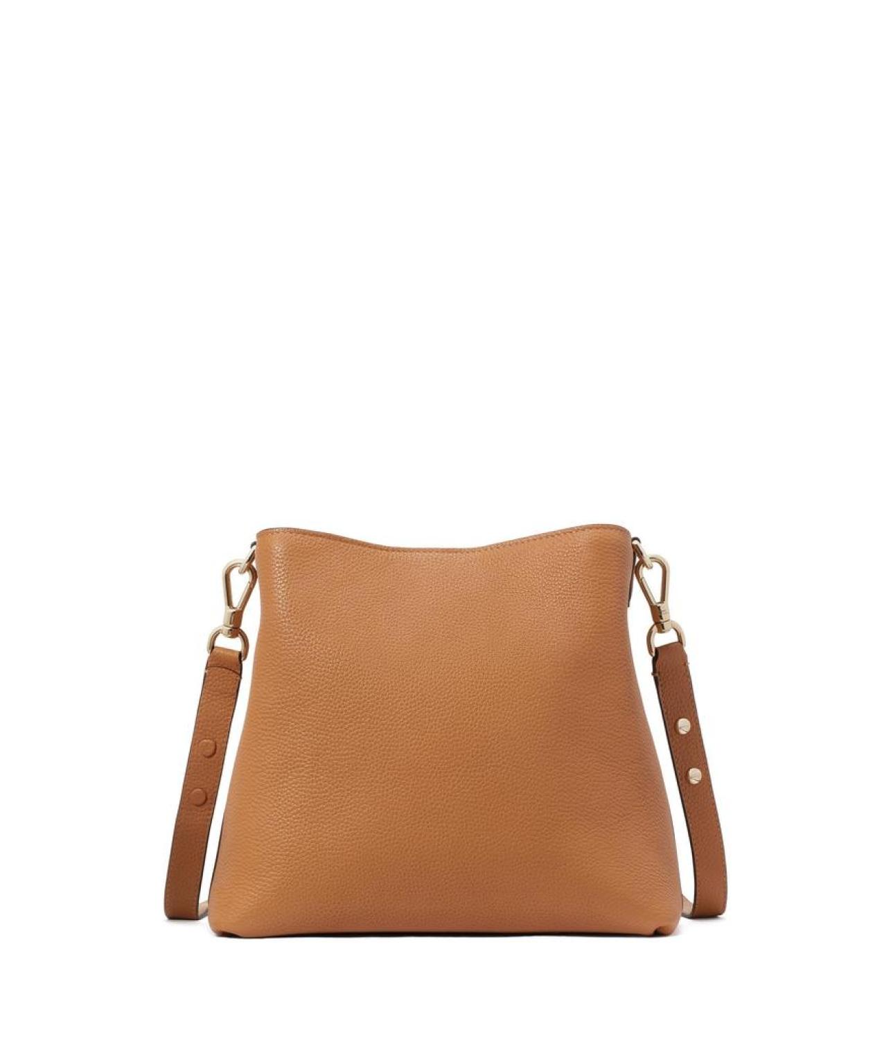 Hudson Pebbled Leather Shoulder Bag