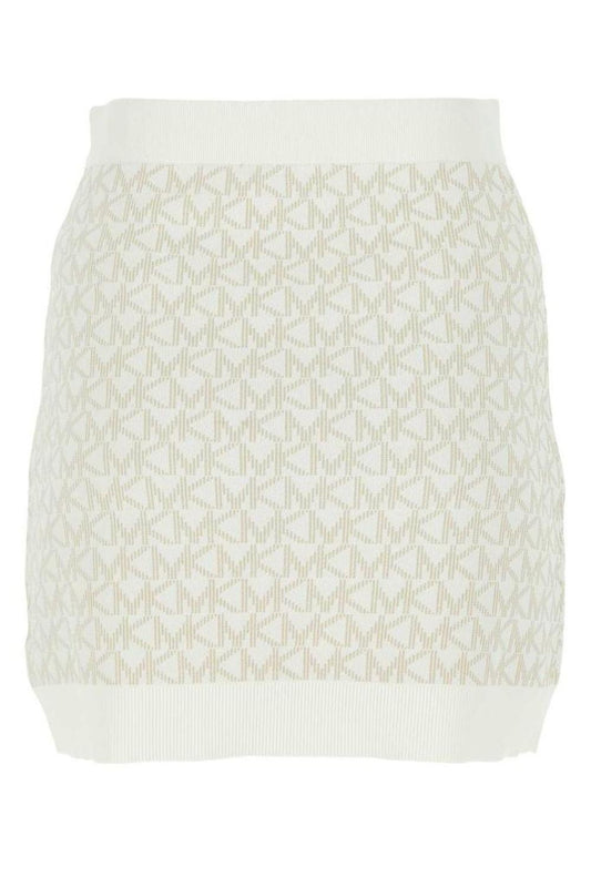 Michael Michael Kors Logo Jacquard Mini Skirt