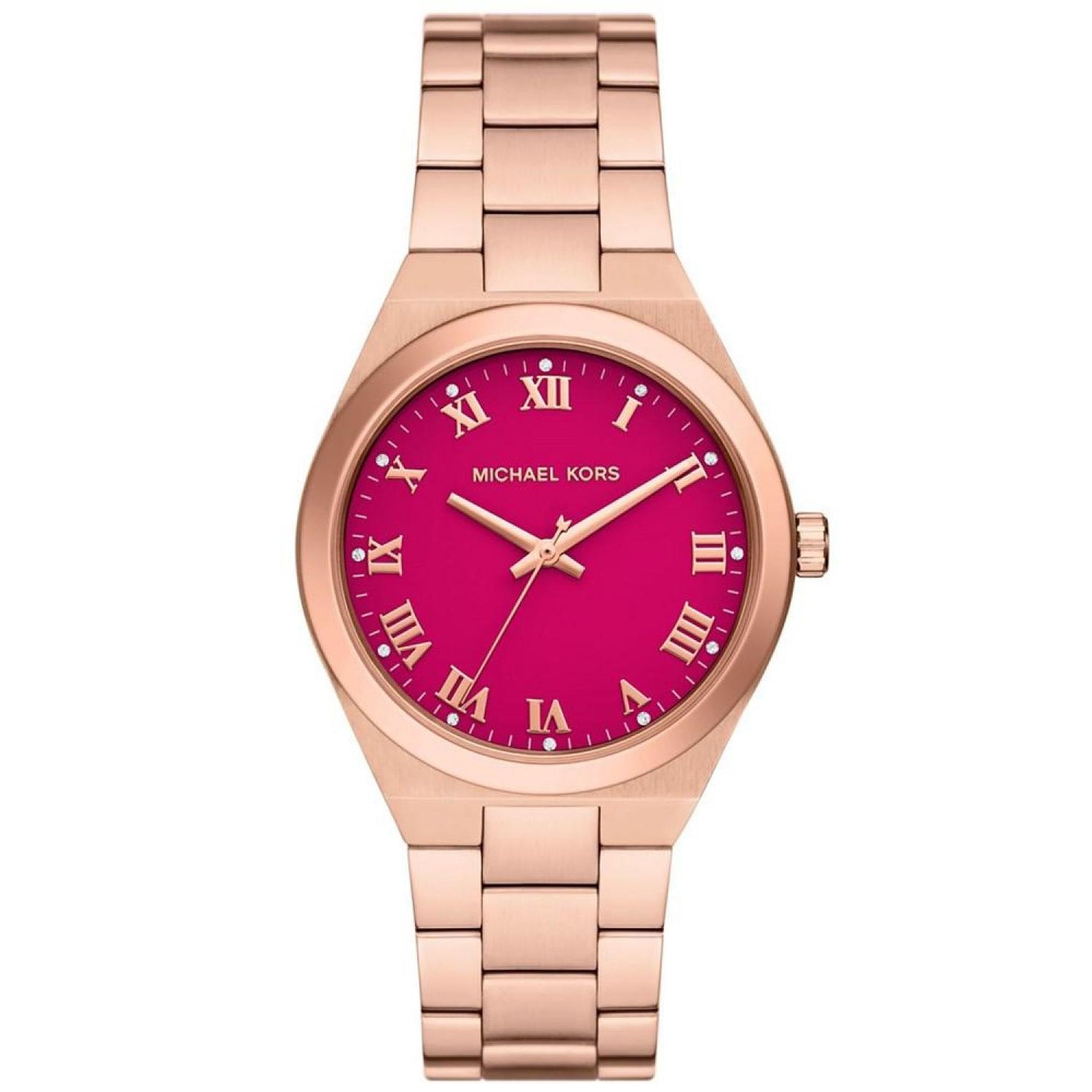 Women's Lennox Three-Hand Rose Gold-Tone Stainless Steel Watch 37mm