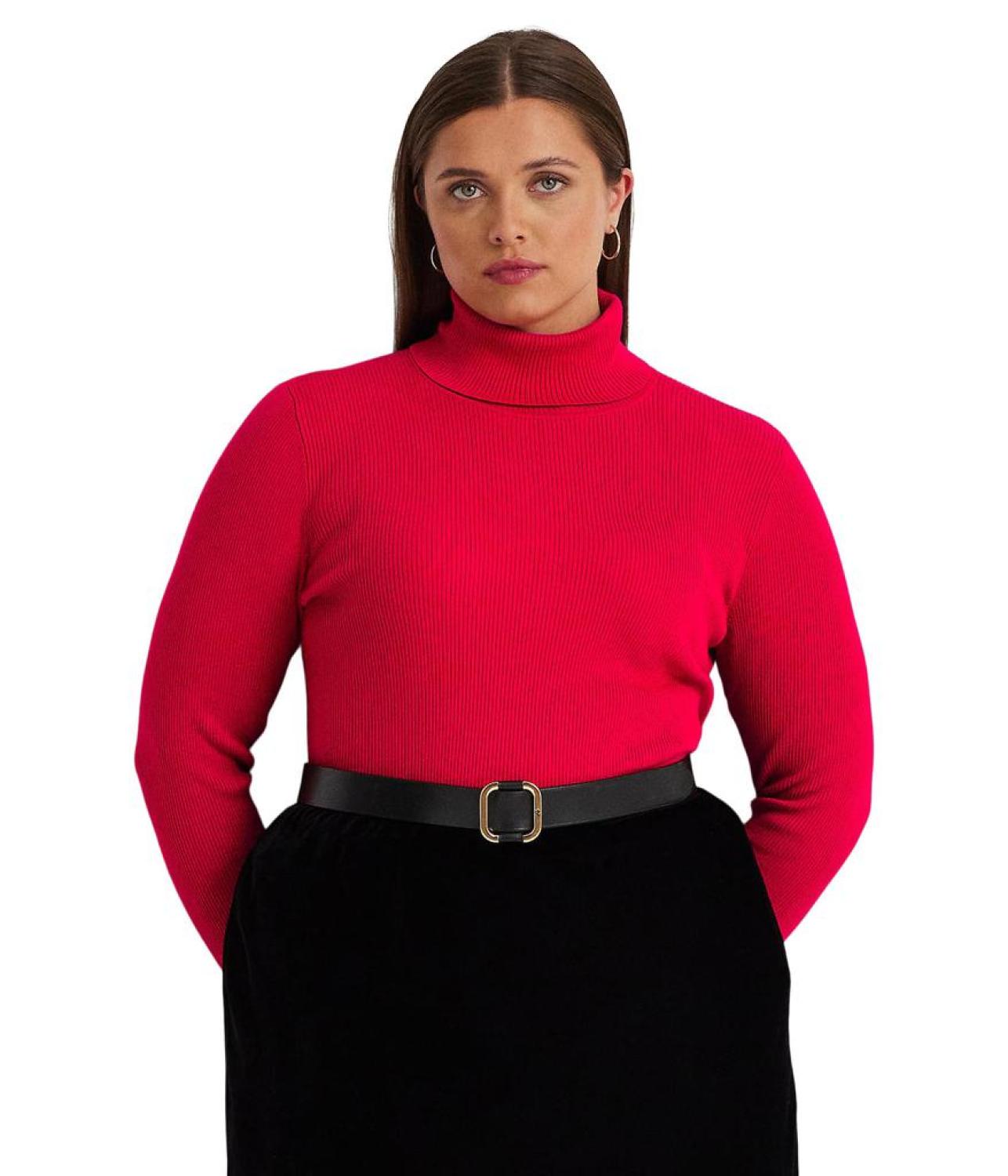 Plus Size Turtleneck Sweater