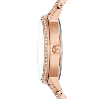 Women's Melissa Rose Gold-Tone Stainless Steel Bracelet Watch 35mm