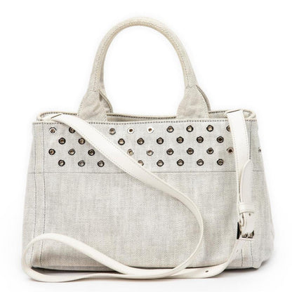 Small Studded Canapa Tote