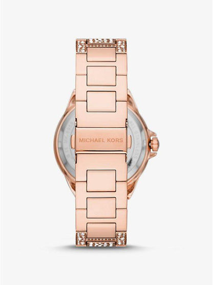 Oversized Camille Pavé Rose Gold-Tone Watch