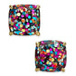 Glitter Crystal Square Stud Earrings