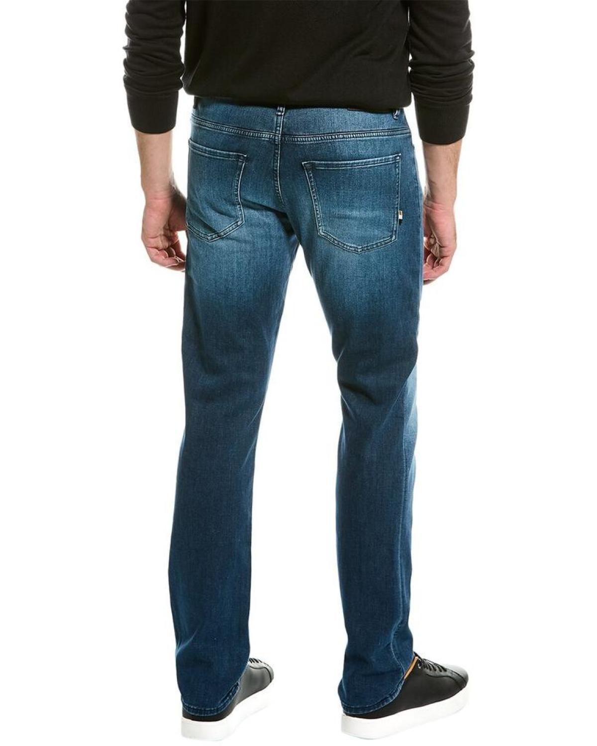 BOSS Hugo Boss Delaware Medium Blue Slim Jean