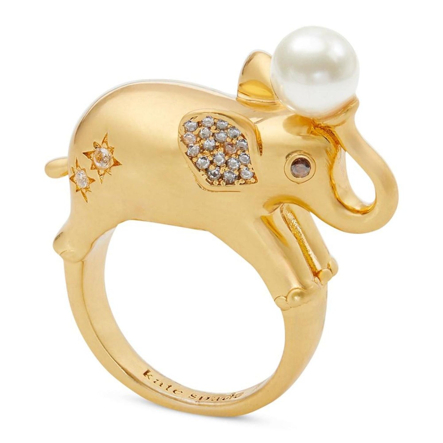 Gold-Tone Winter Carnival Ring