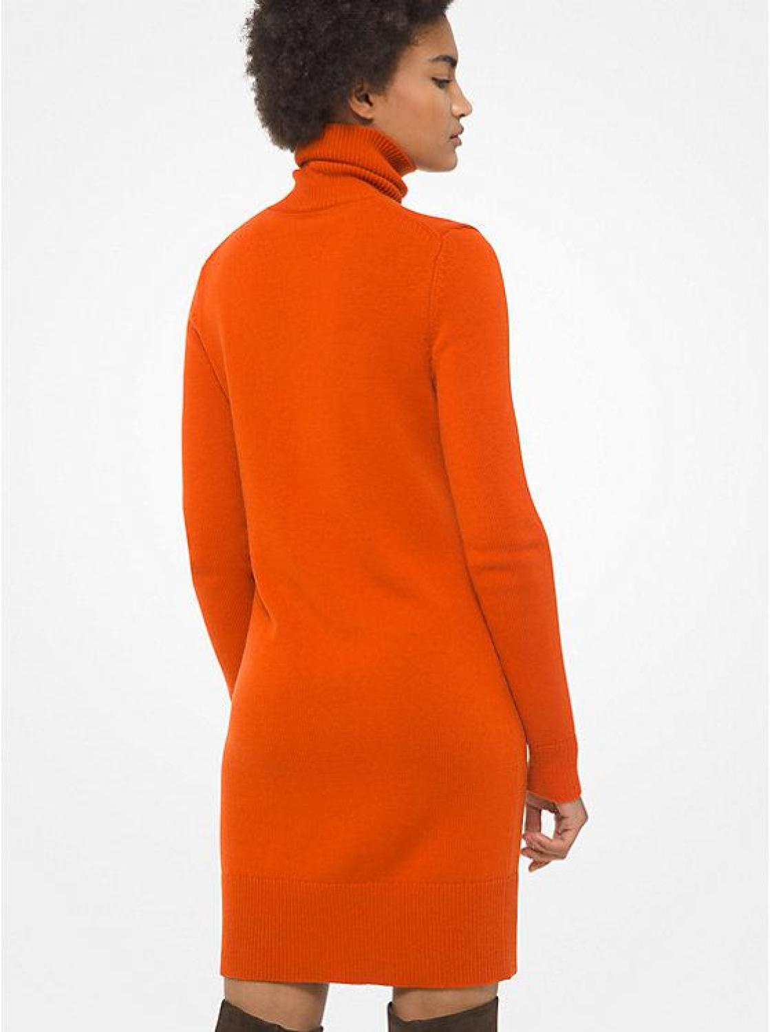 Cashmere Turtleneck Dress