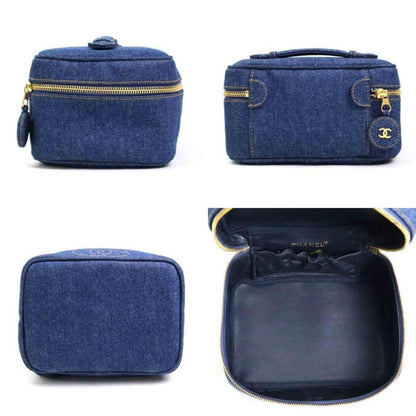 Chanel Vanity   - Jeans Clutch Bag (Pre-Owned)