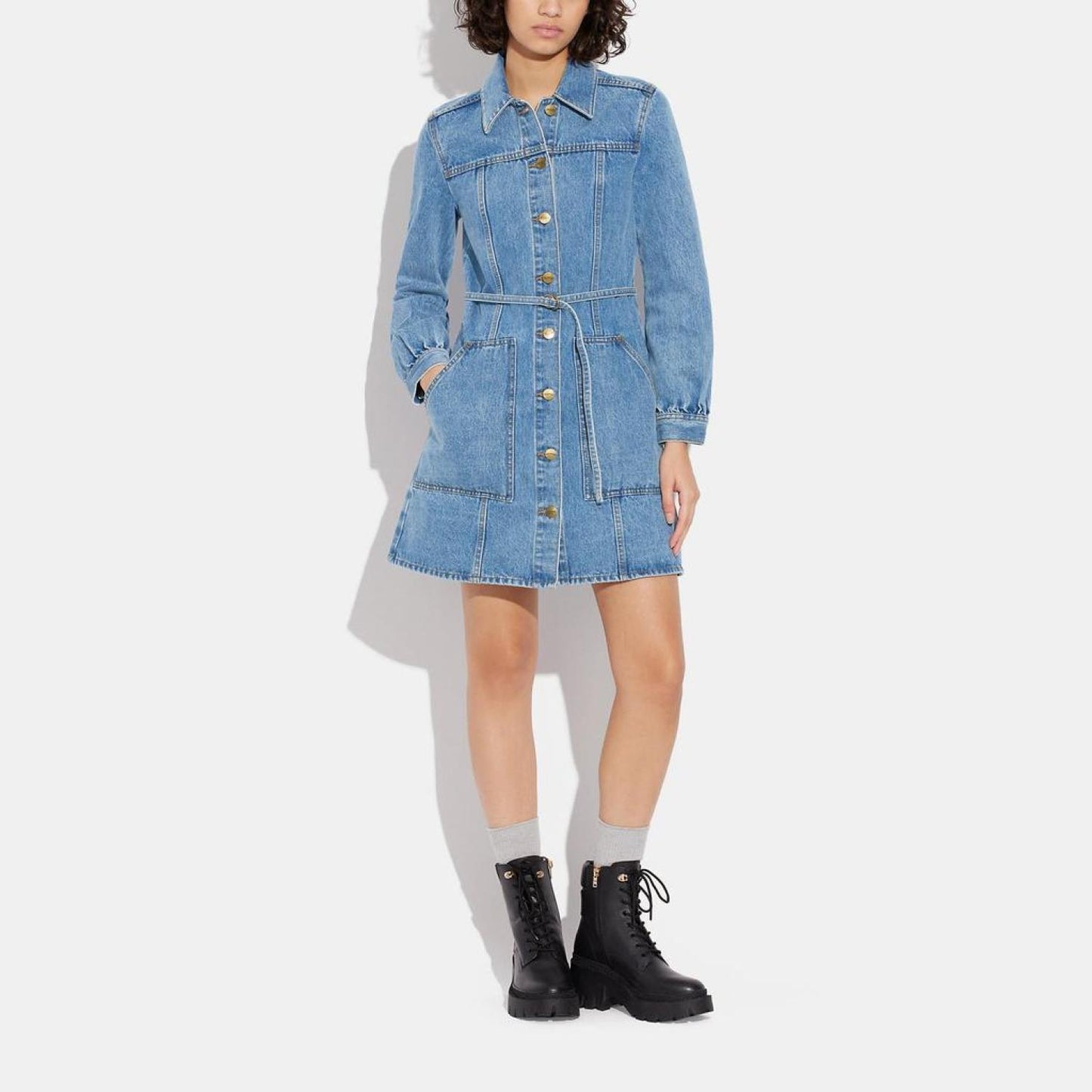 Coach Outlet Denim Dress