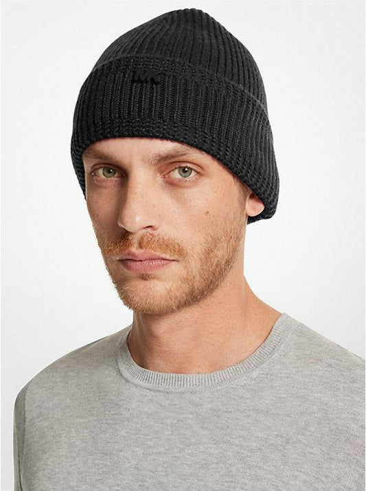 Ribbed Knit Beanie Hat