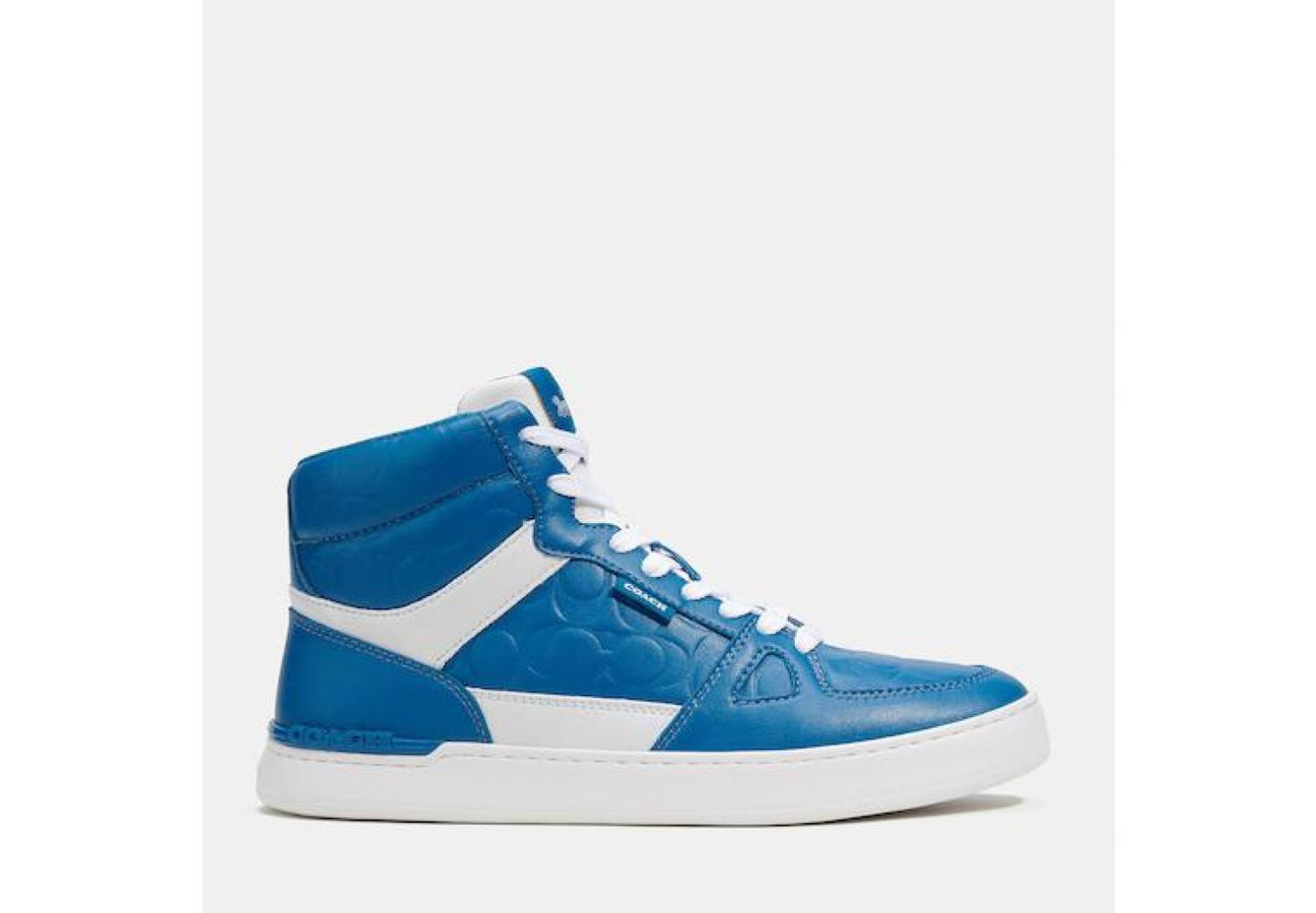 Coach Outlet Clip Court High Top Sneaker In Signature