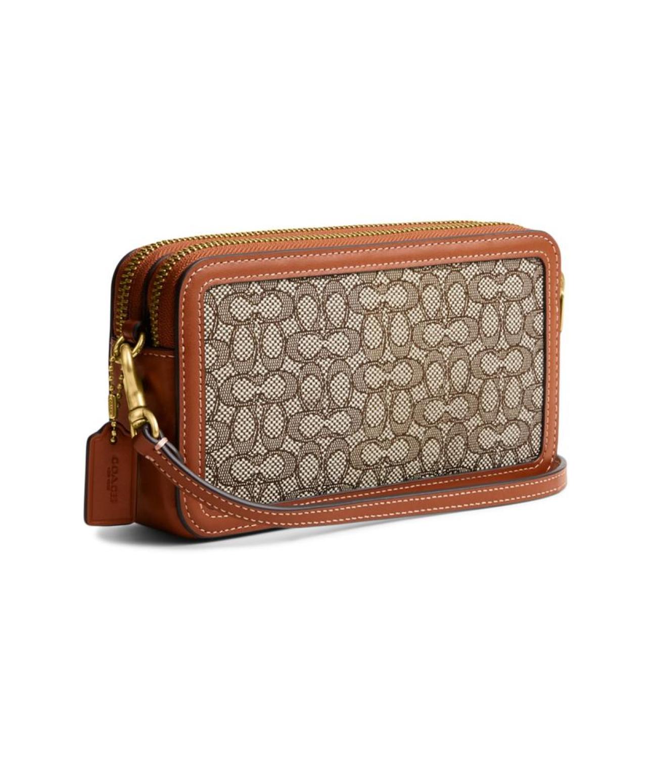 Mini Signature Jacquard Kira Crossbody