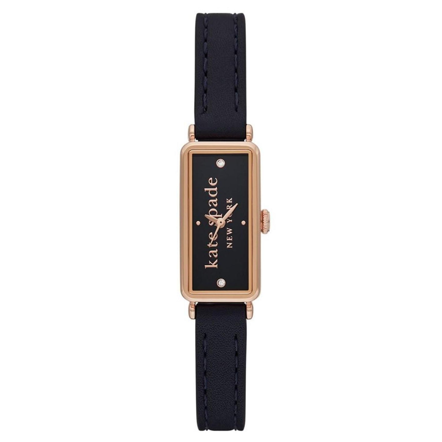 Women's Rosedale Three Hand Quartz Navy Blue Leather Watch 32mm