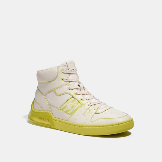 Coach Outlet Citysole High Top Sneaker With Trompe L'oeil