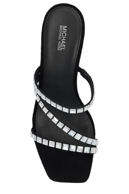 Michael Michael Kors Embellished Open Toe Sandals