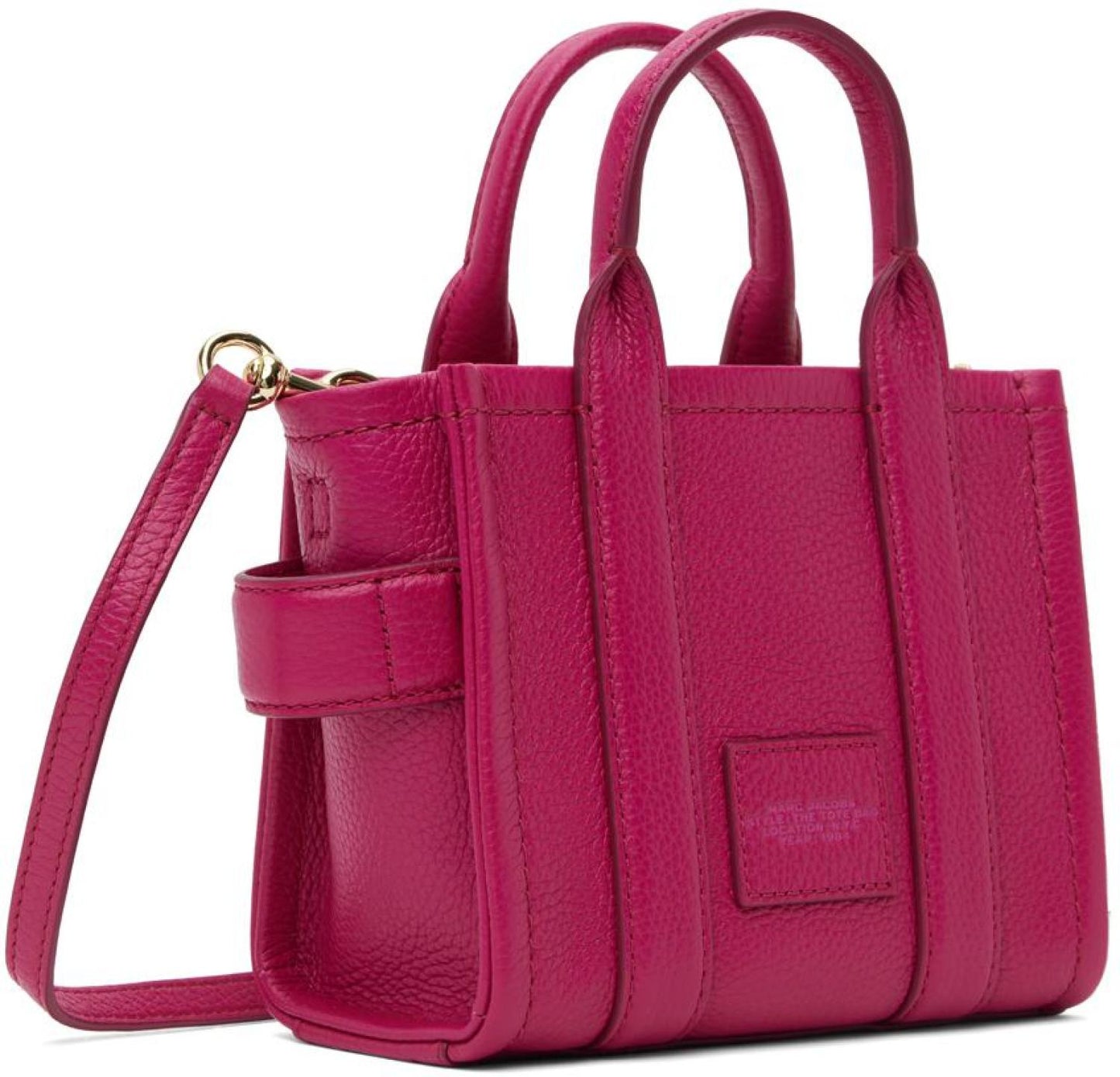 Pink 'The Leather Mini Tote Bag' Tote