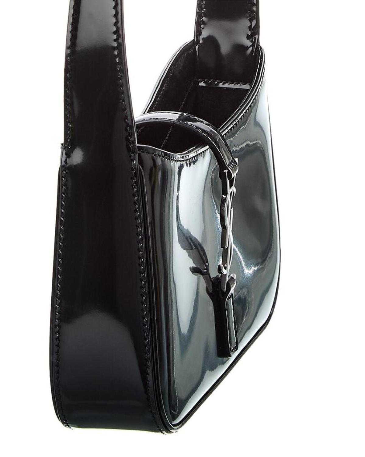 Saint Laurent Le 5 A 7 Patent Hobo Bag