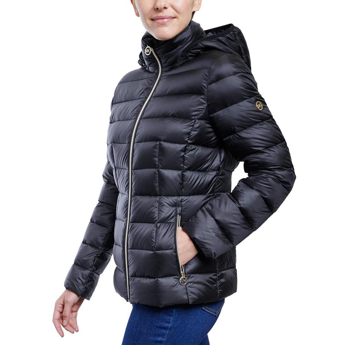 Women's Hooded Packable Down Shine Puffer Coat, Created for Macy's