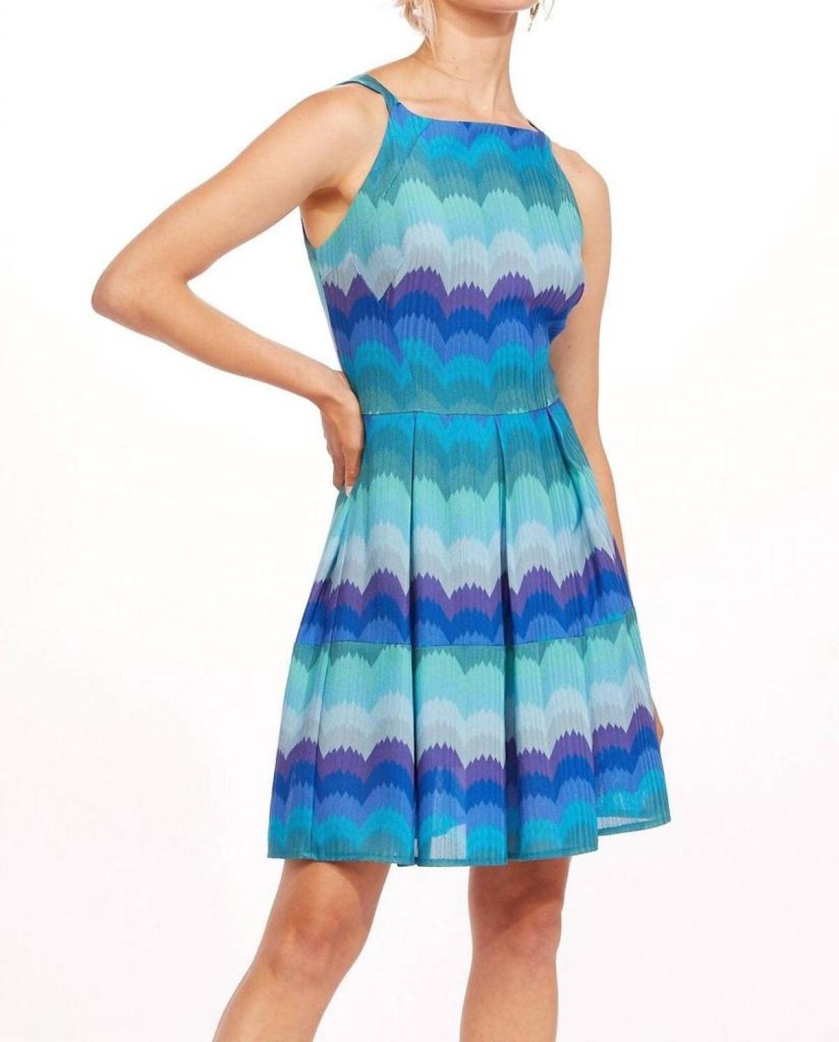 Chloe Dress In Sea Holly