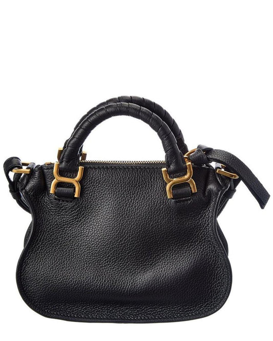 Chloé Marcie Mini Double Carry Leather Shoulder Bag