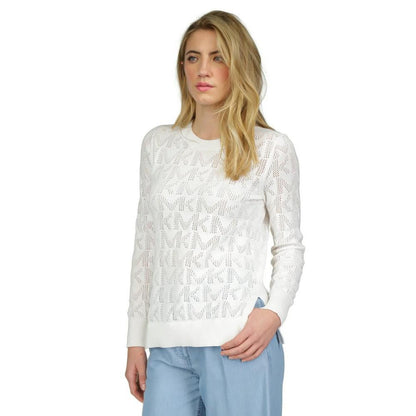 Women's MK Mesh-Stitch Sweater, Regular & Petite