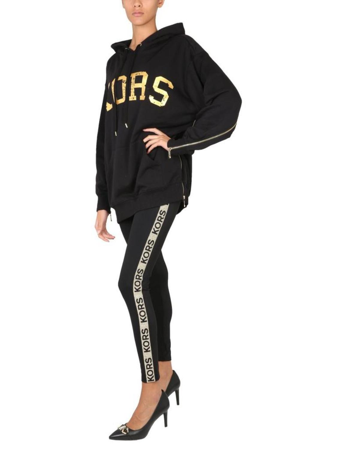 Michael Michael Kors Logo Printed Hoodie