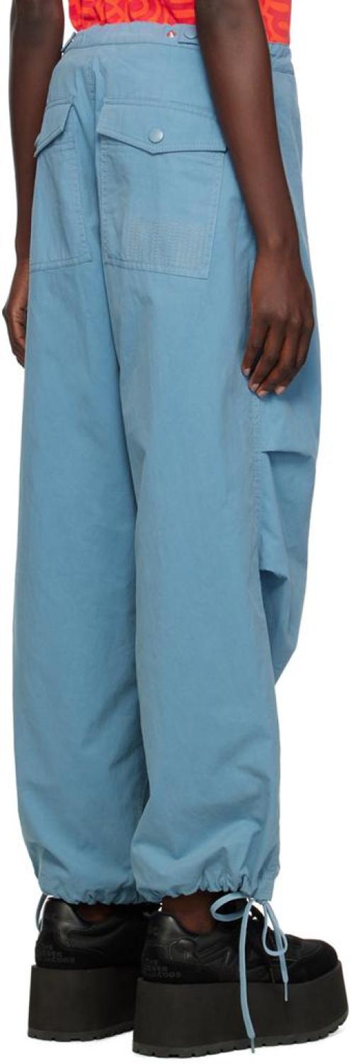 Blue Drawstring Trousers