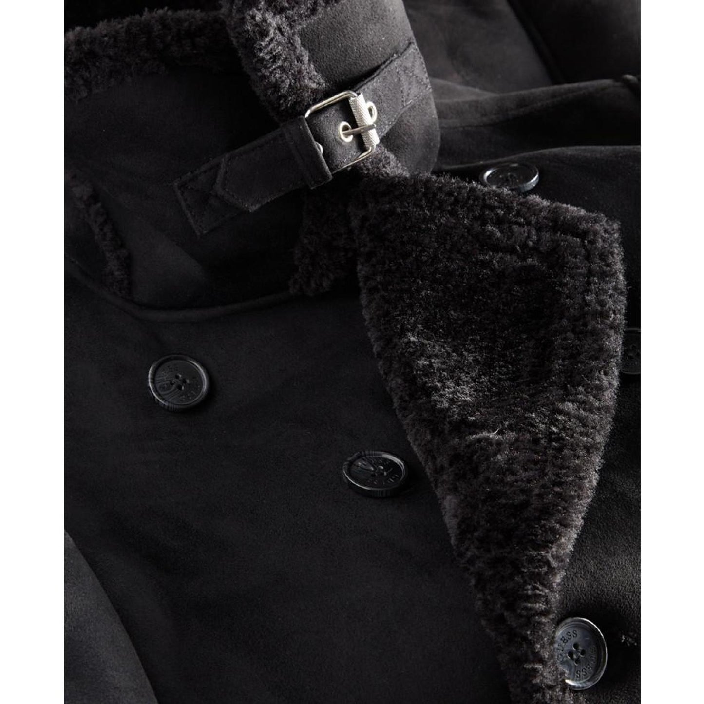 Men's Faux-Shearling Overcoat