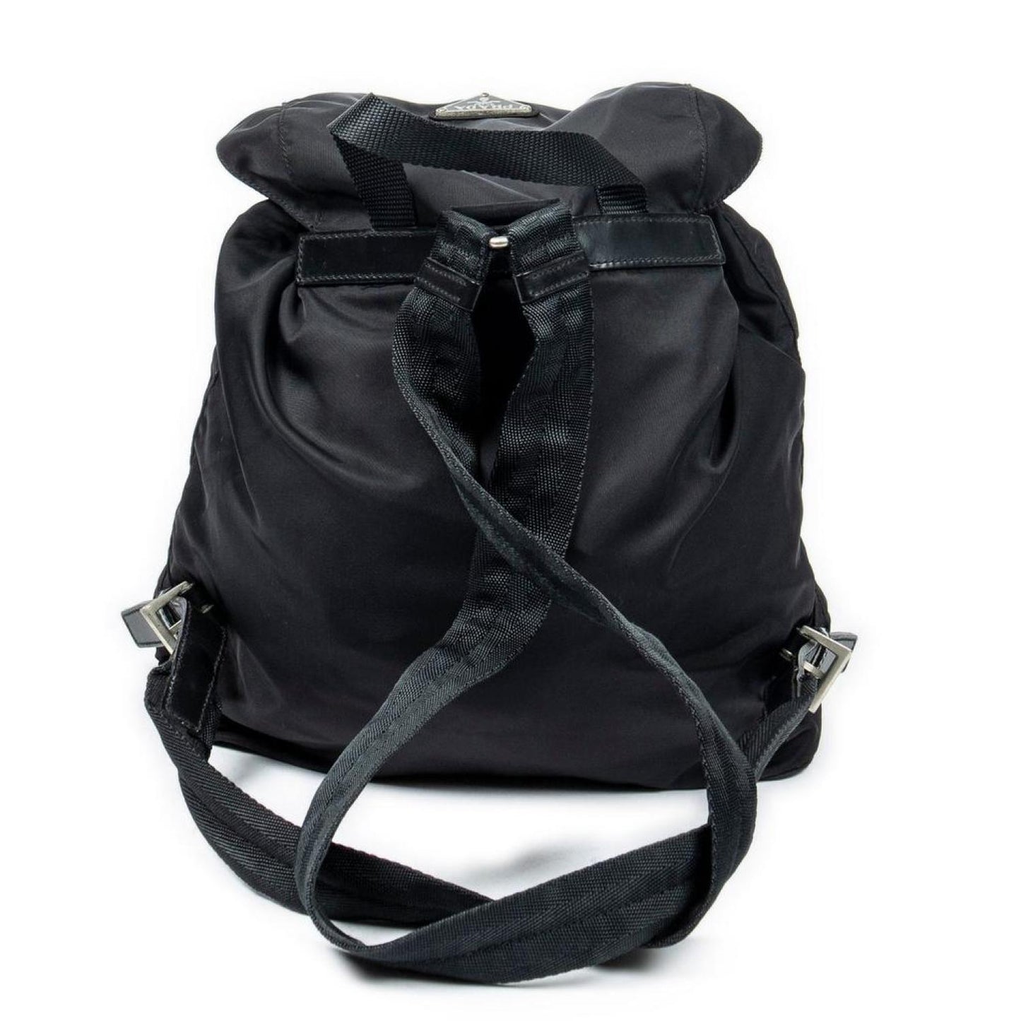 Flap Drawstring Backpack