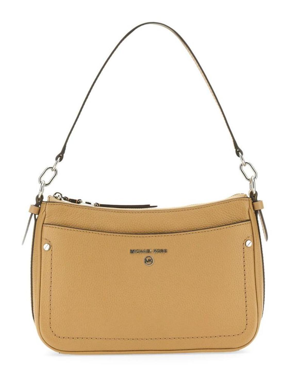 Michael Michael Kors Logo-Plaque Zipped Shoulder Bag