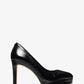 Chantal Crinkled Patent Leather Platform Pump