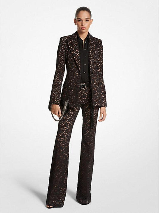 Georgina Corded Floral Lace Blazer