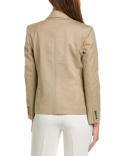 Michael Kors Twill Button Jacket