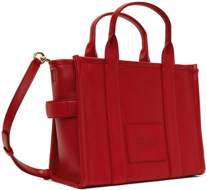 Red 'The Leather Medium Tote Bag' Tote