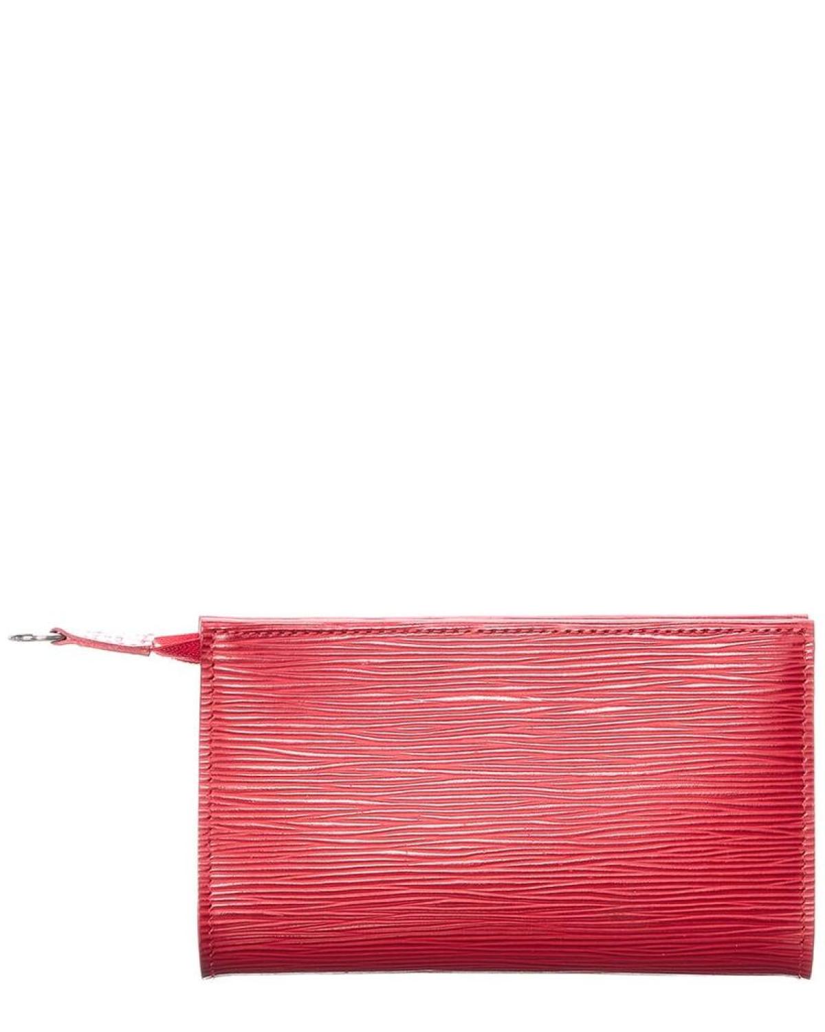 Louis Vuitton Red Epi Leather Pochette (Authentic Pre-Owned)