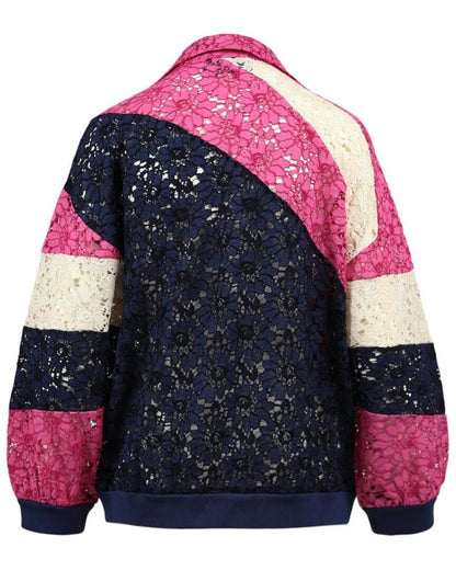 Gucci Lace & Intarsia Jacket