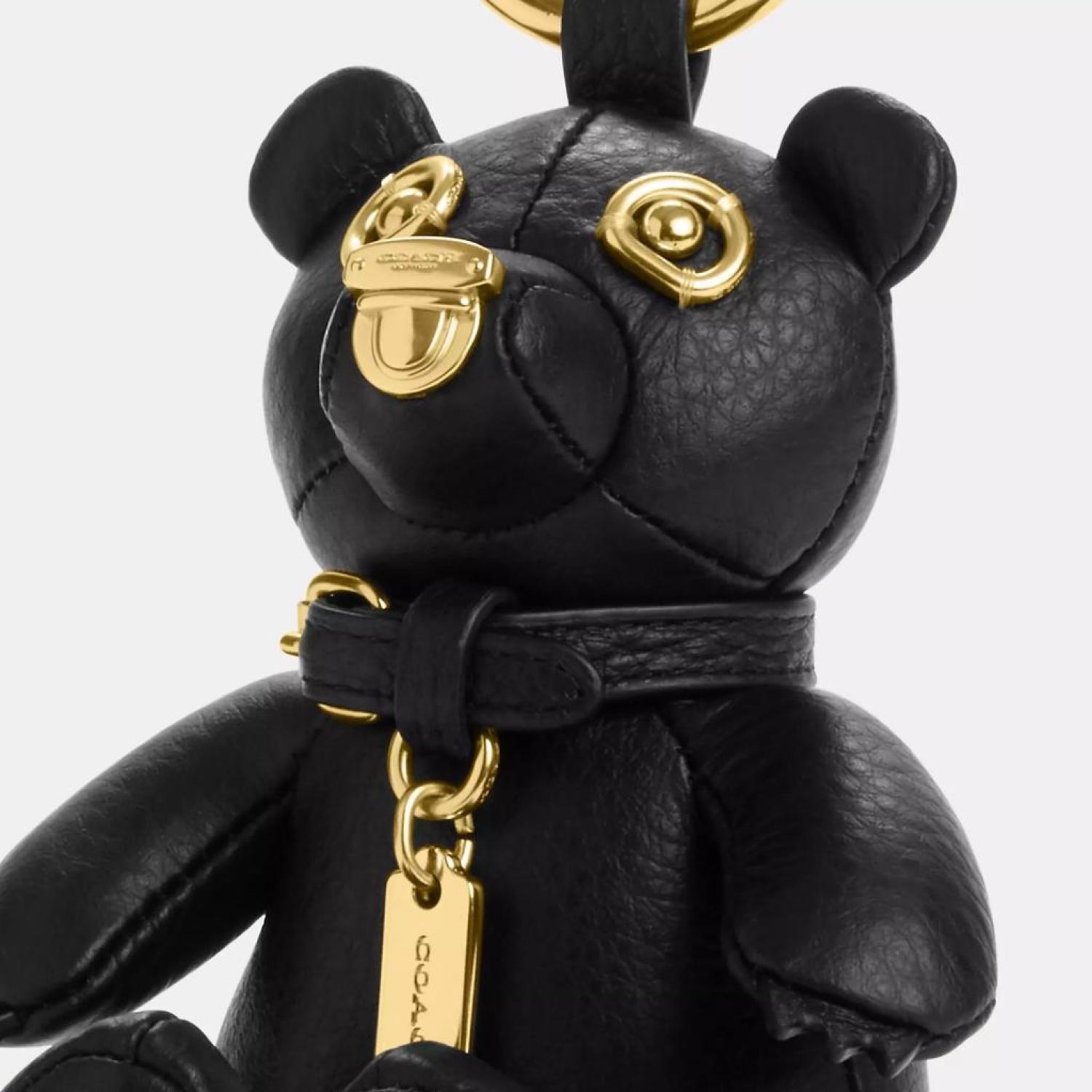 Coach teddy bear on sale keychain