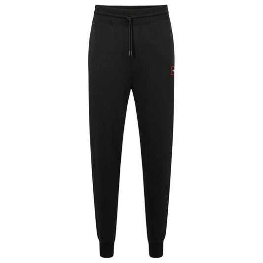 Cotton-blend tracksuit bottoms with framed logo