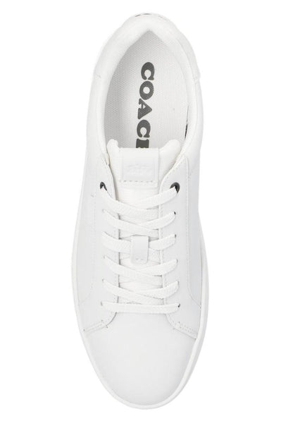 Coach Logo Embossed Low-Top Sneakers