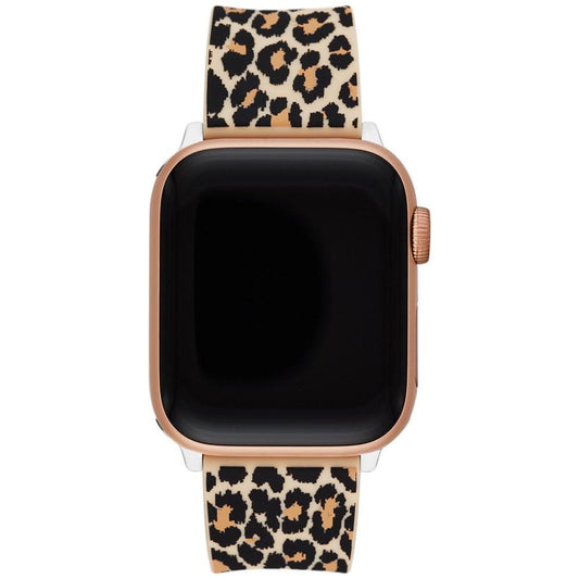 Women's Leopard Silicone Apple Watch® Strap