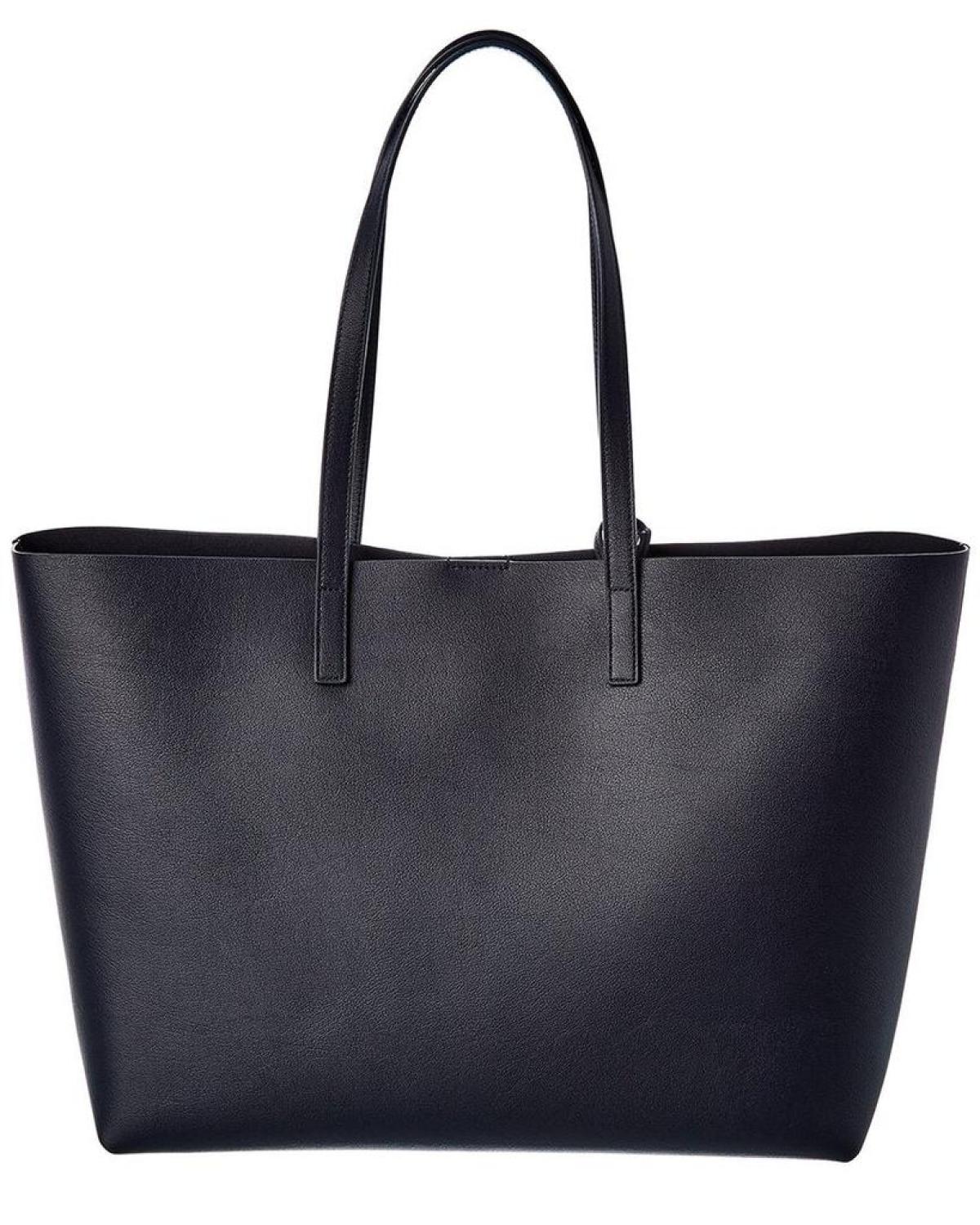 Saint Laurent E/W Leather Shopper Tote