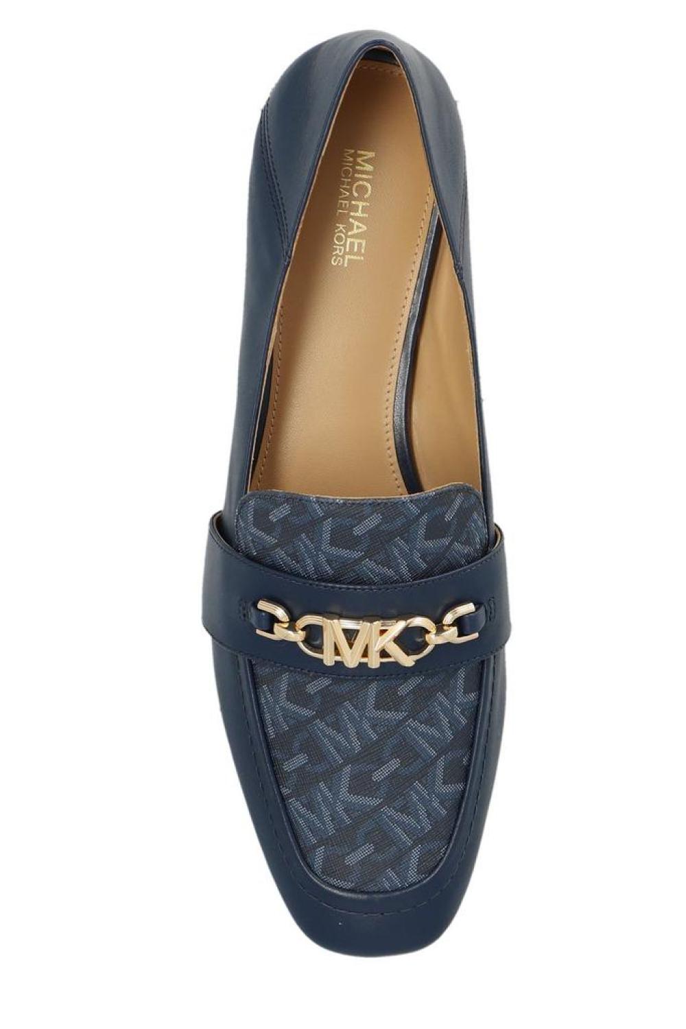 Michael Michael Kors Logo Plaque Loafers