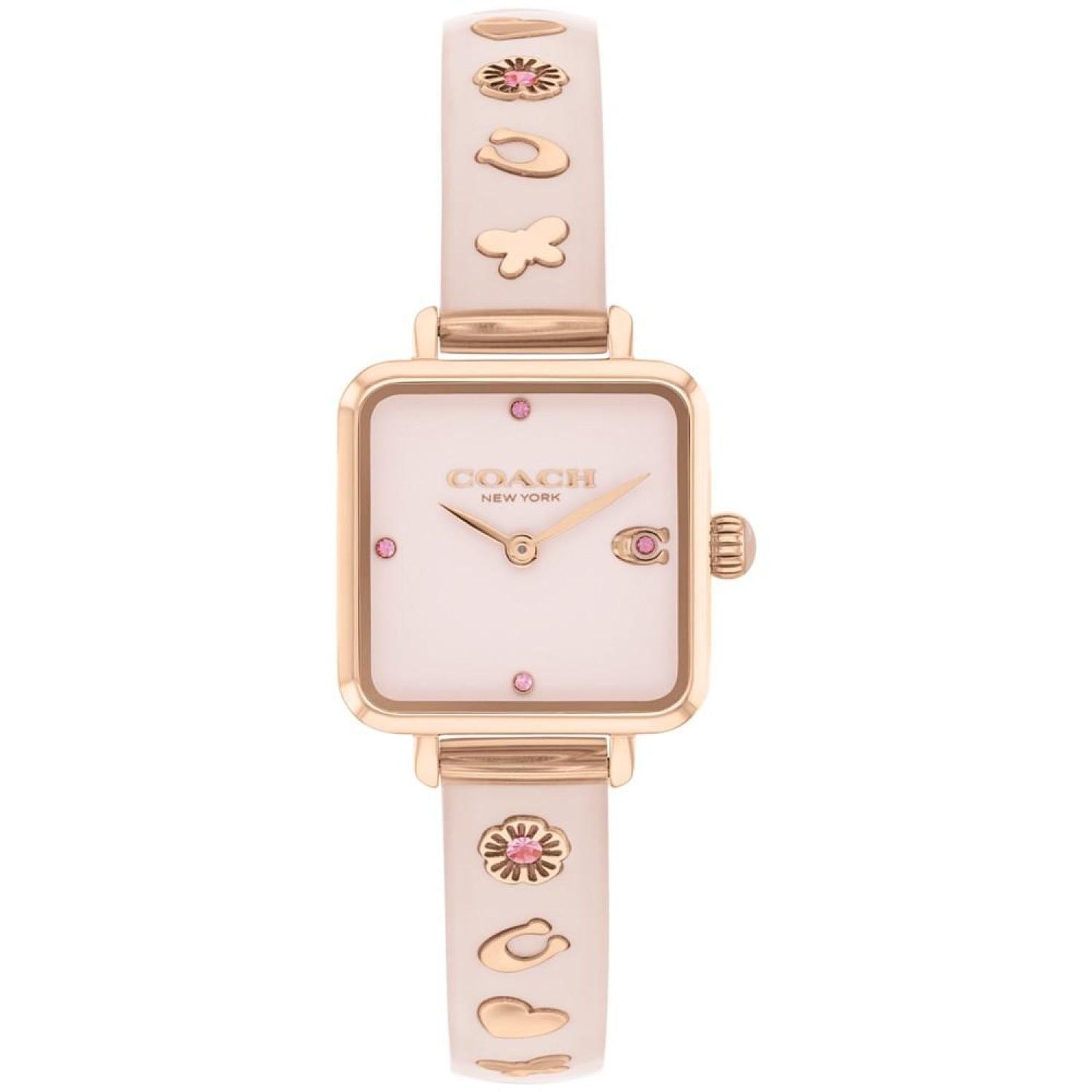 Women's Cass Blush Resin Bangle Bracelet Watch 22mm