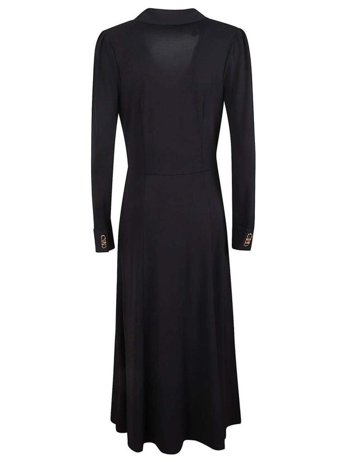 Michael Kors V-Neck Long-Sleeved Maxi Dress