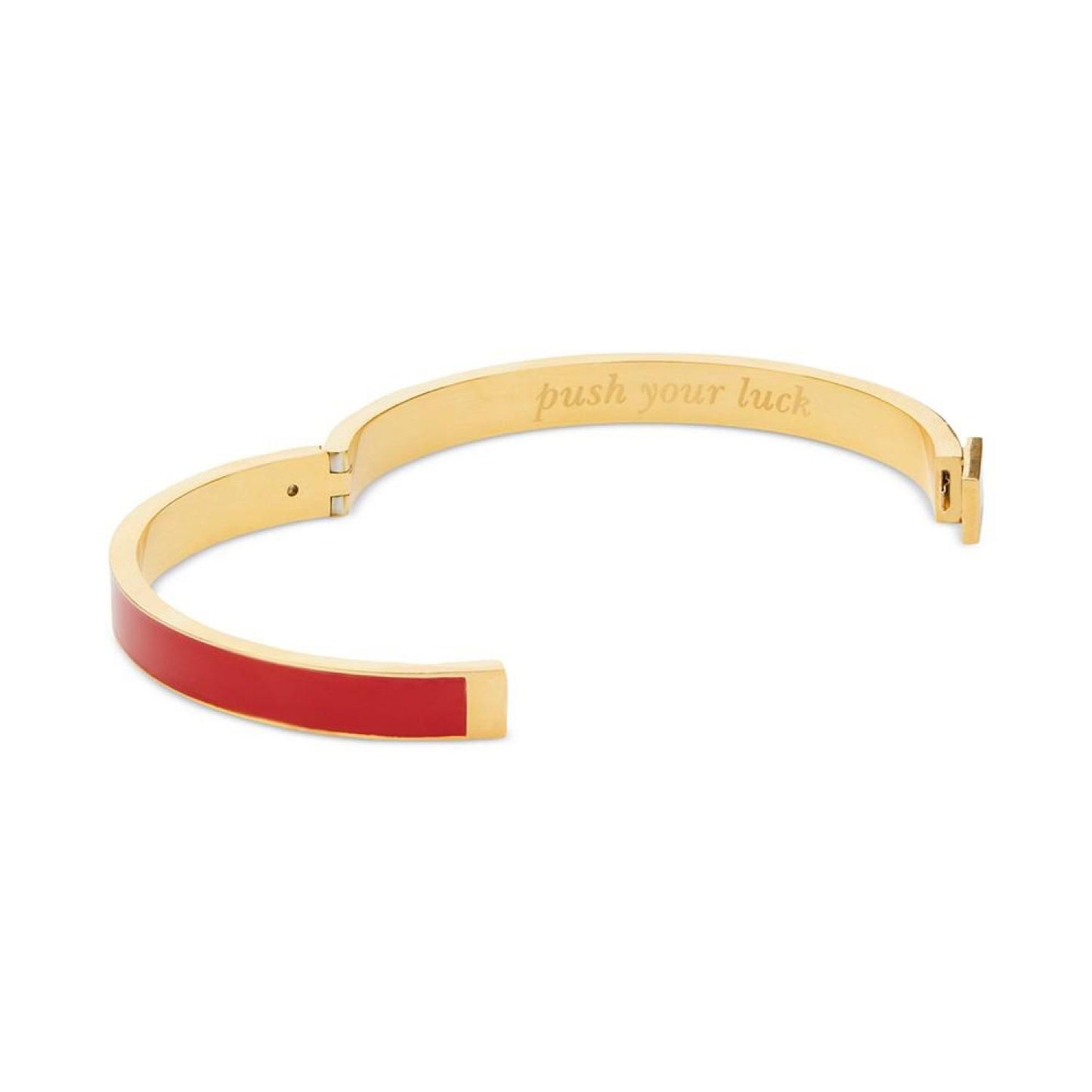 Gold-Tone Never A Dull Moment Color Inlay Bangle Bracelet