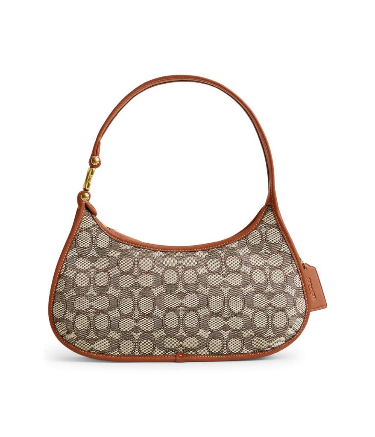 Signature Textile Jacquard Eve Shoulder Bag