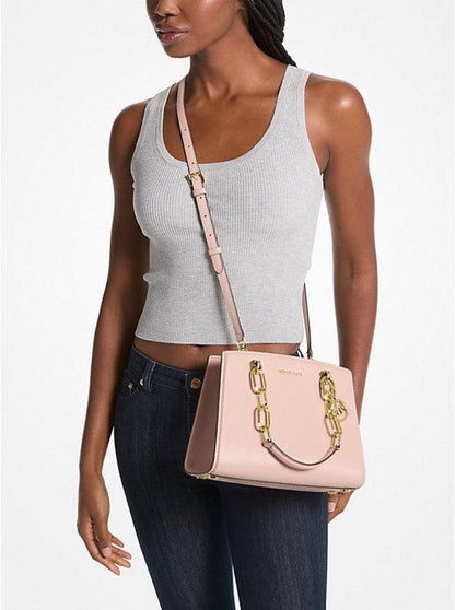 Cynthia Small Leather Satchel