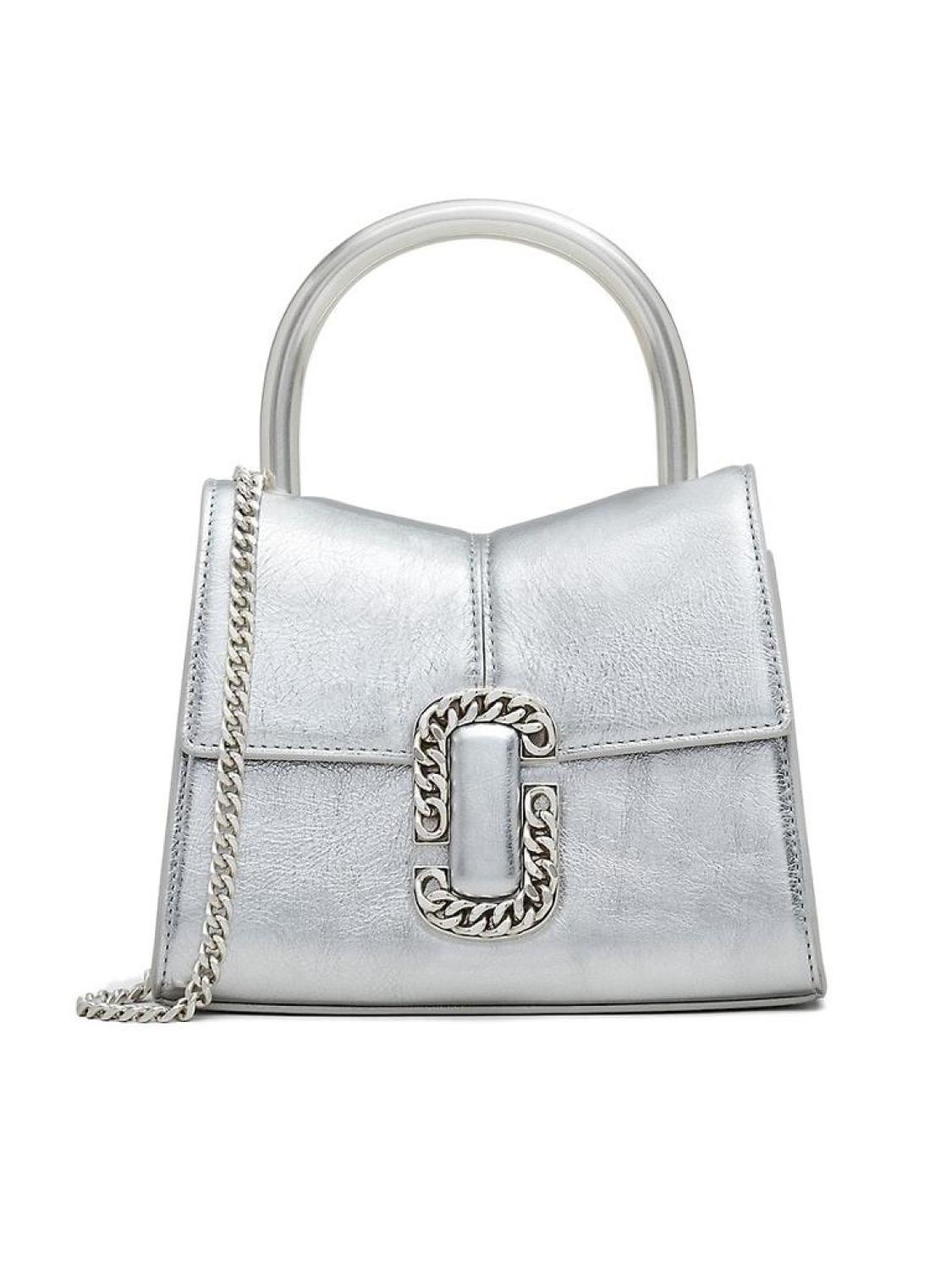 The Mini Leather Top-Handle Bag