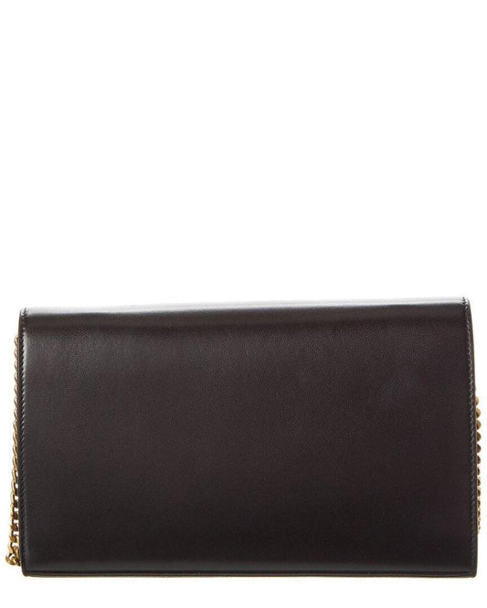 Saint Laurent Cassandre Leather Wallet On Chain